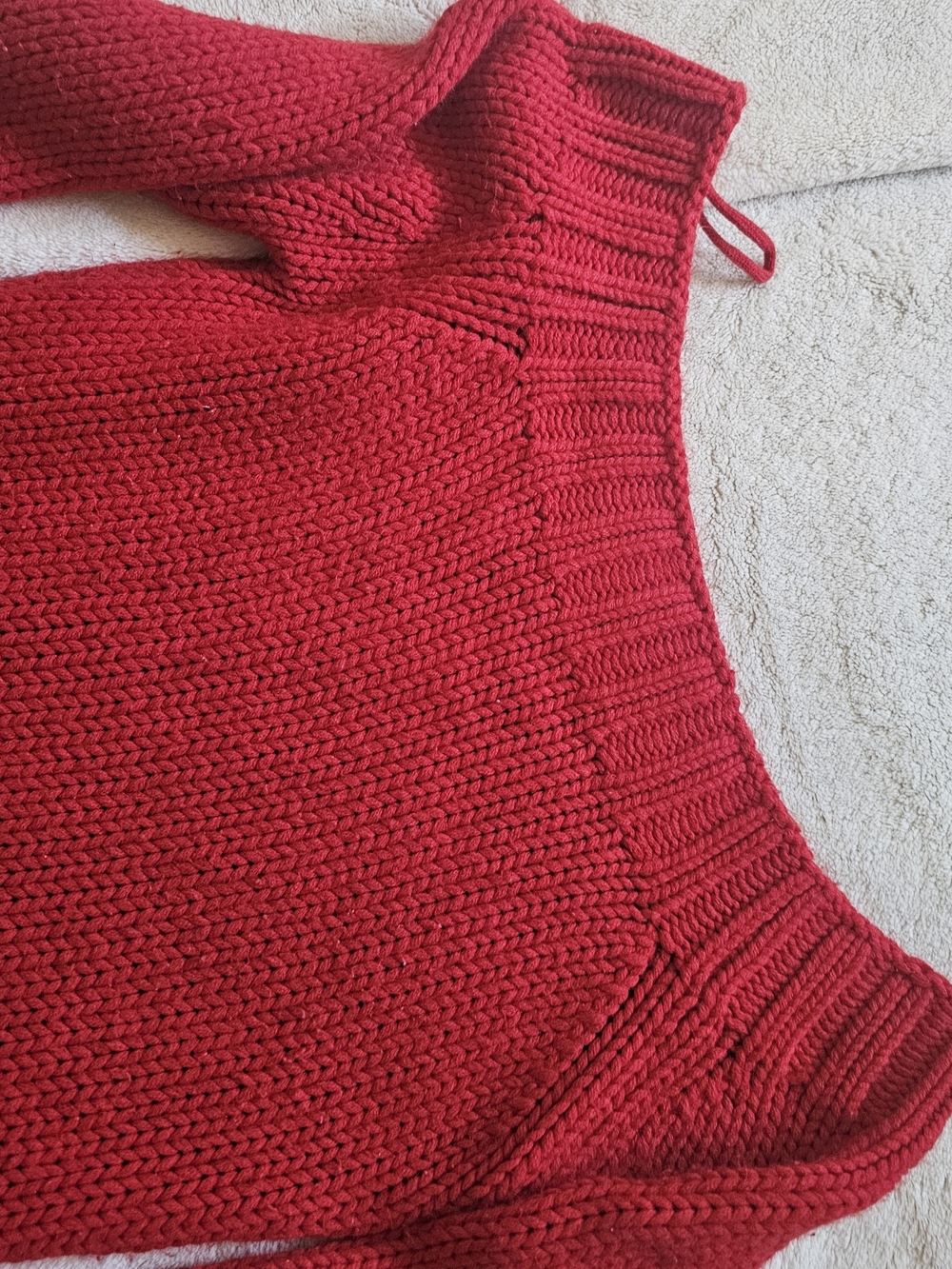 Red Women's Knit Sweater